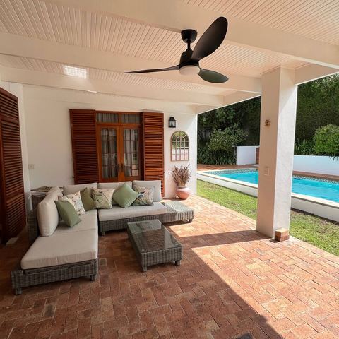 Outdoor lounge on the terrace
